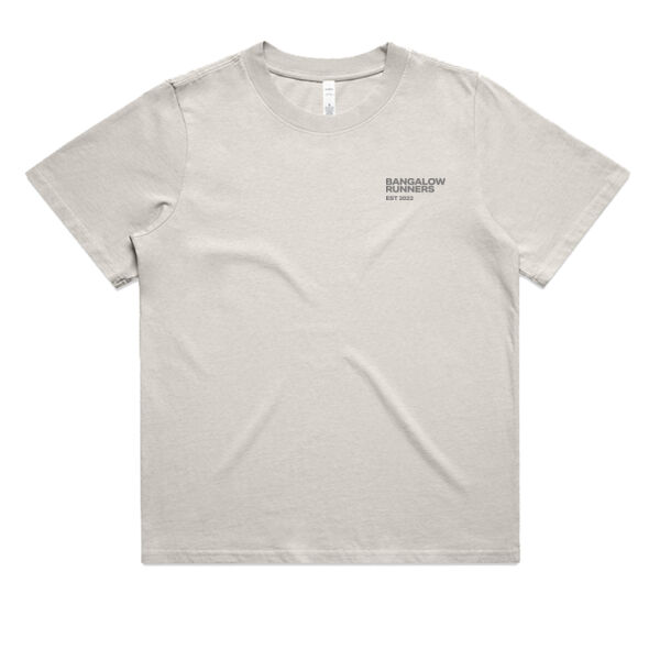 WOMEN'S HEAVY FADED CASUAL TEE – GREY Thumbnail